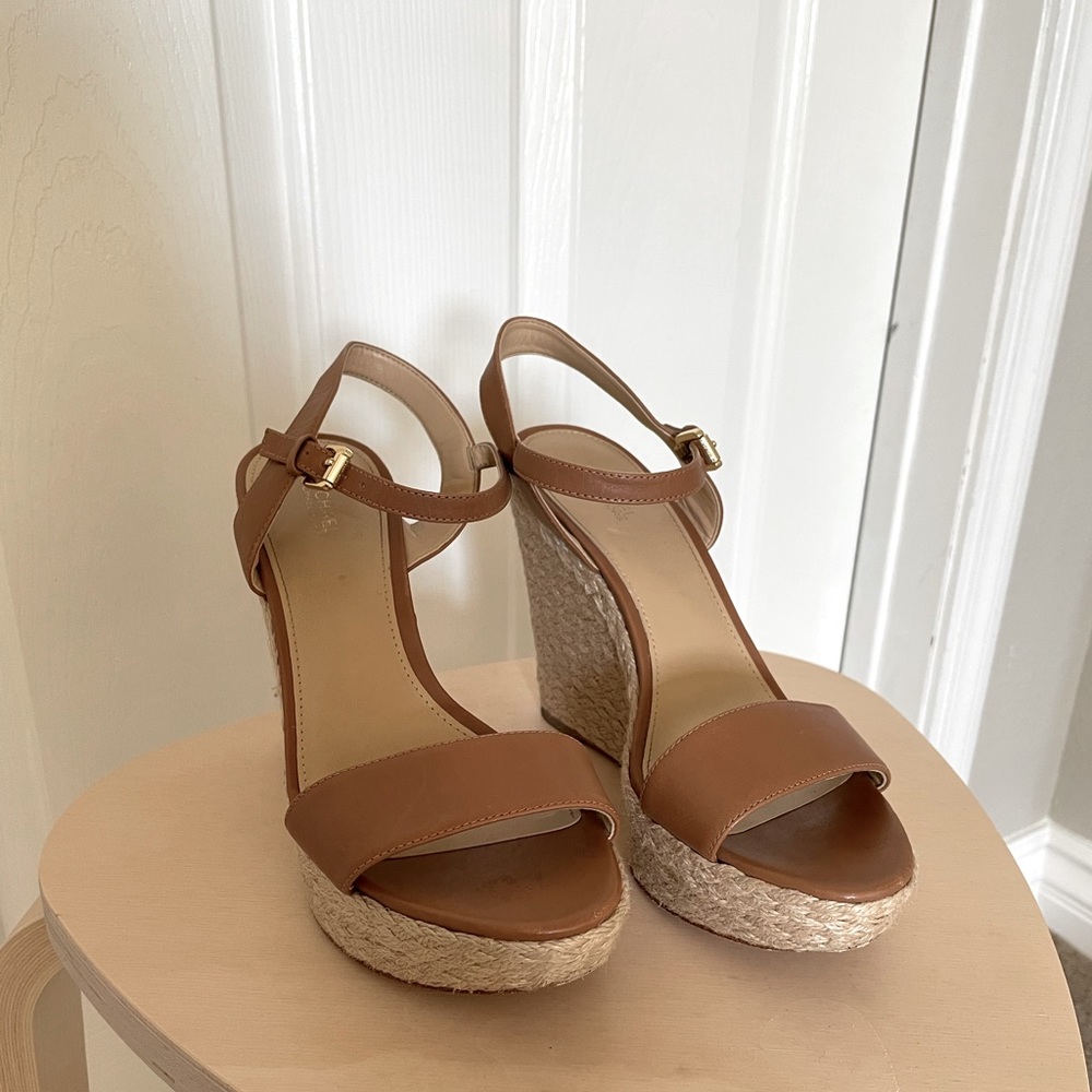 Michael Kors Espadrille Jill Wedge Size 8